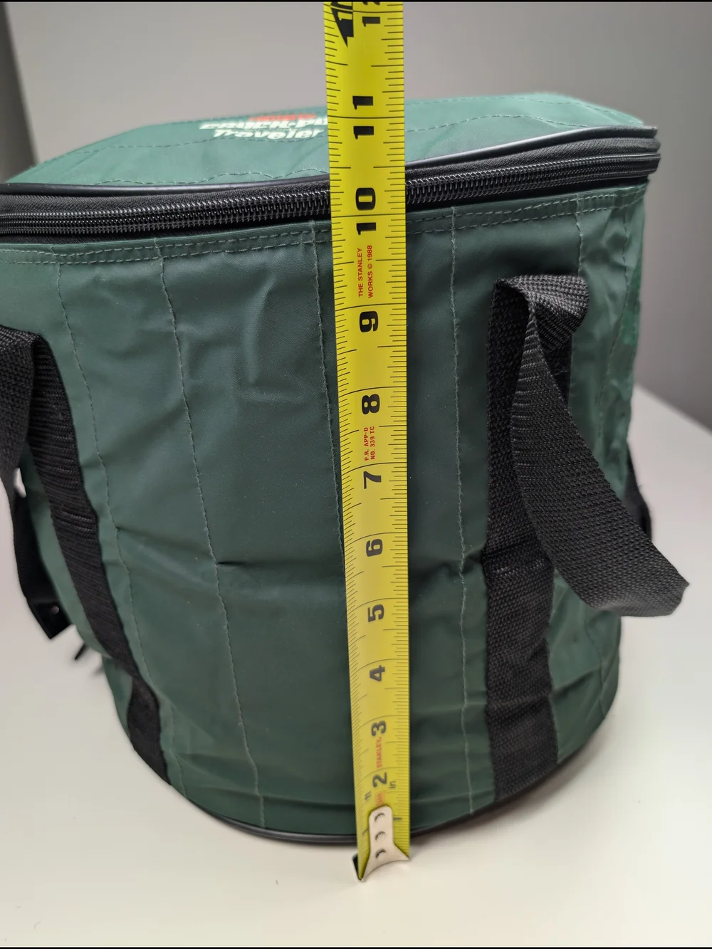 Vtg Rival Crock-Pot Traveler Insulated Bag Round 3.5 Qt Case Carrier Green